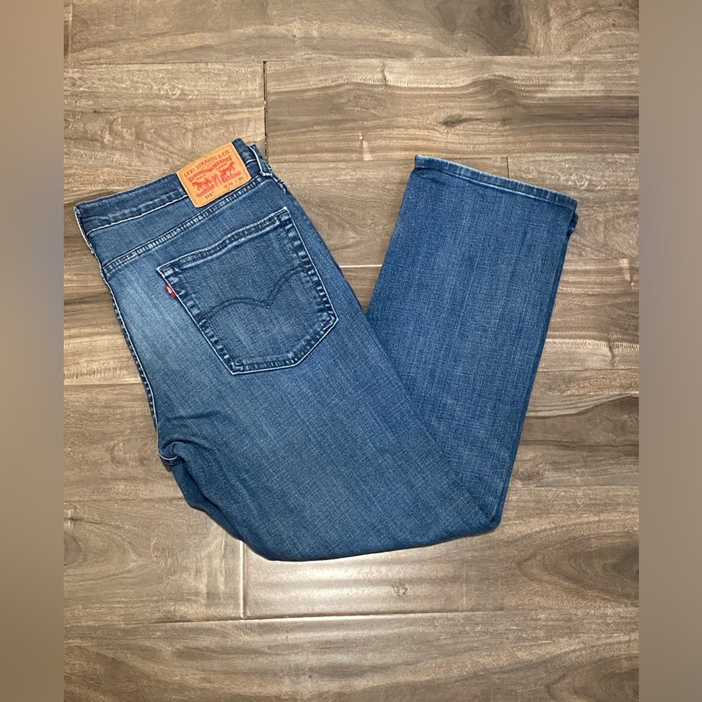 Levi’s 514 jeans men 36x30 blue denim regular fit